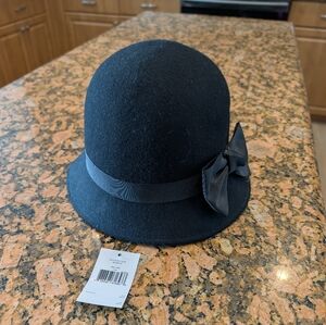 Kate Spade Hat NWT Bon Bon Bow Cloche